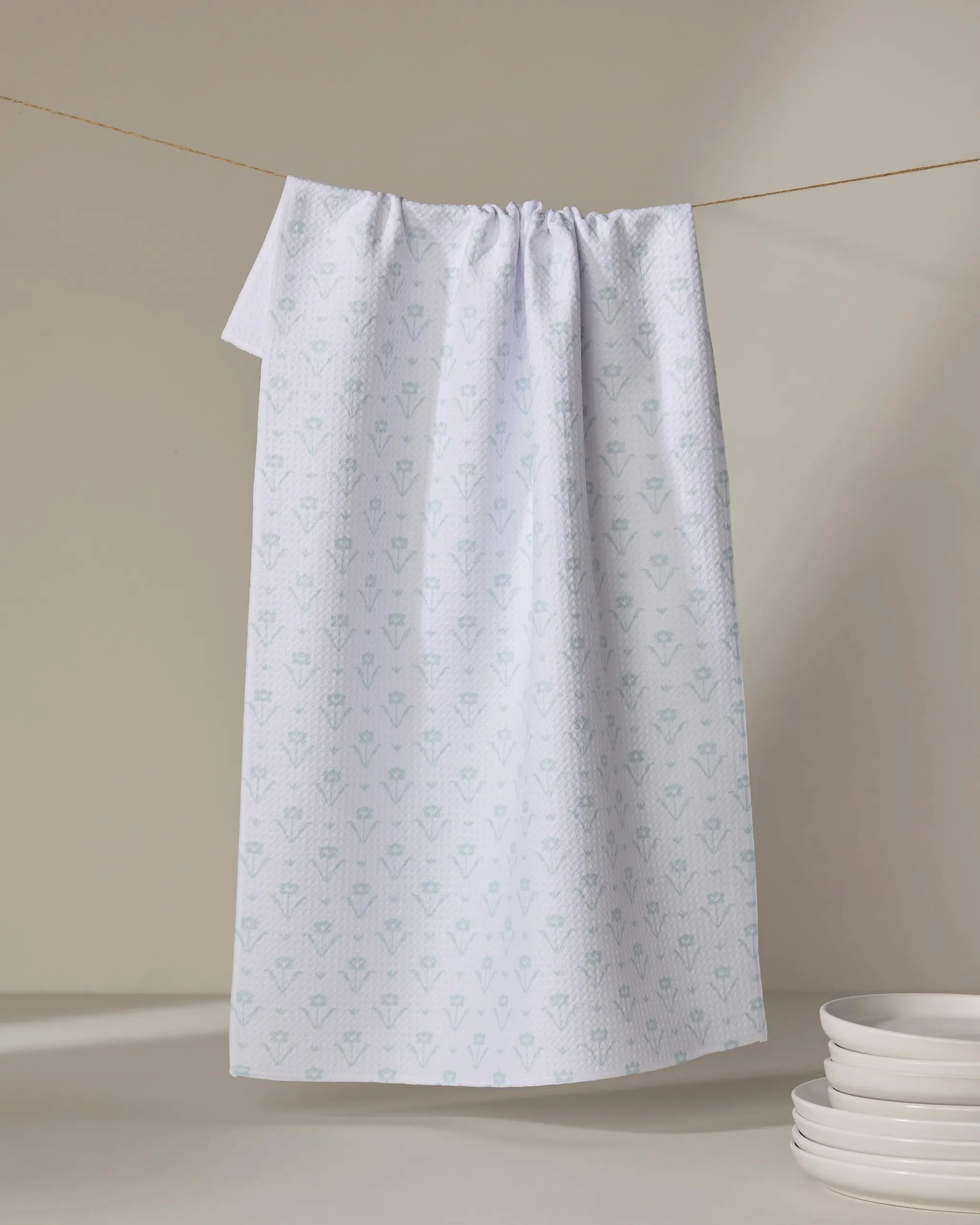 Ladylike Too Mint Kitchen Tea Towel | Geometry | Geometry