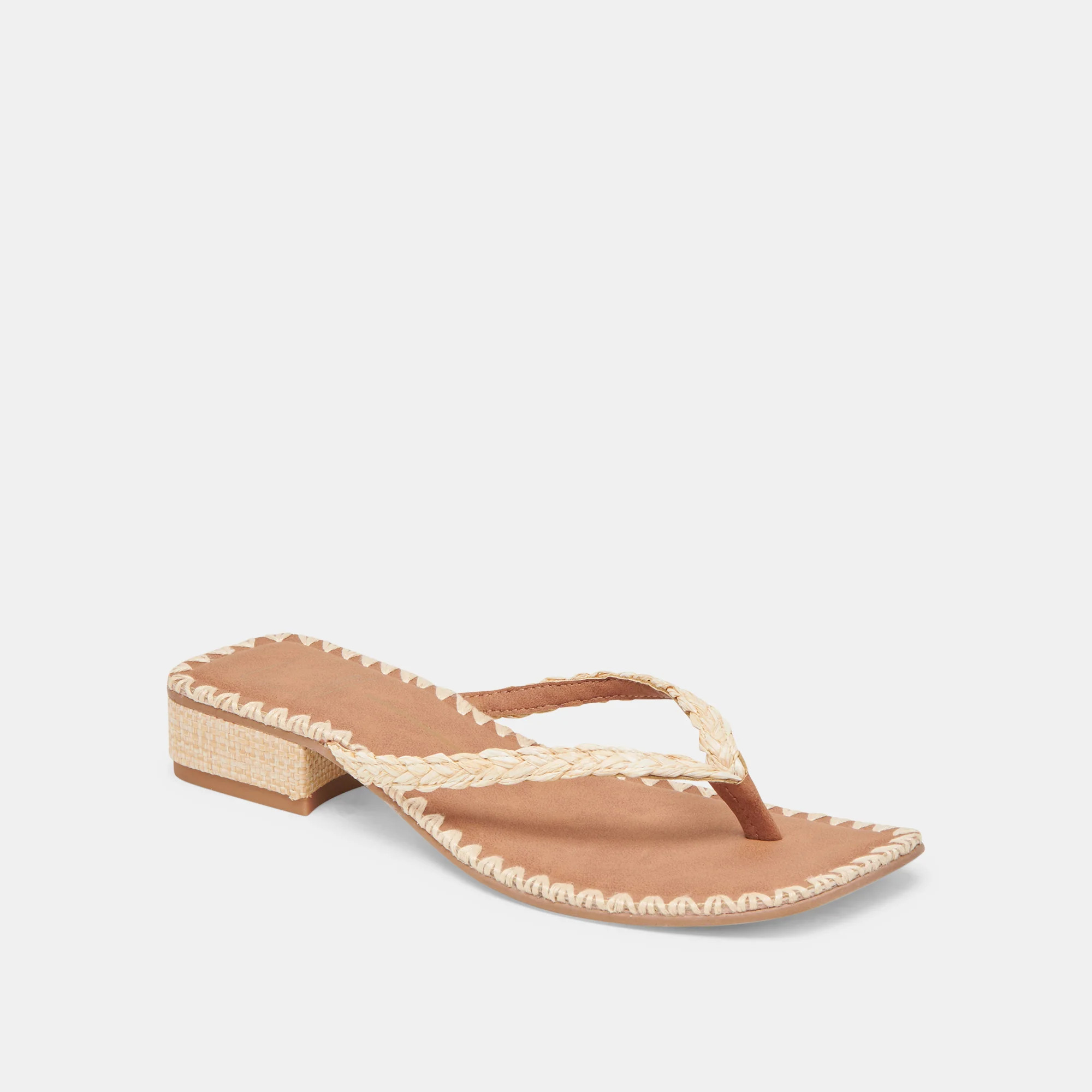 Barty Sandals Lt Natural Raffia | DolceVita.com