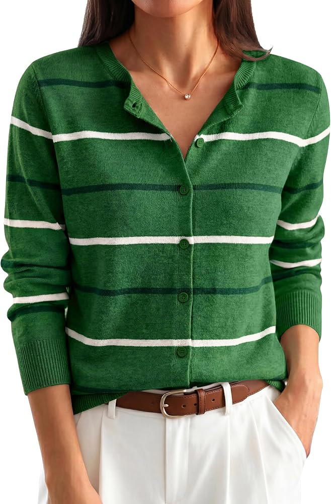 ANRABESS Cardigan Sweaters for Women Lightweight Fall Outfits | Amazon (US)