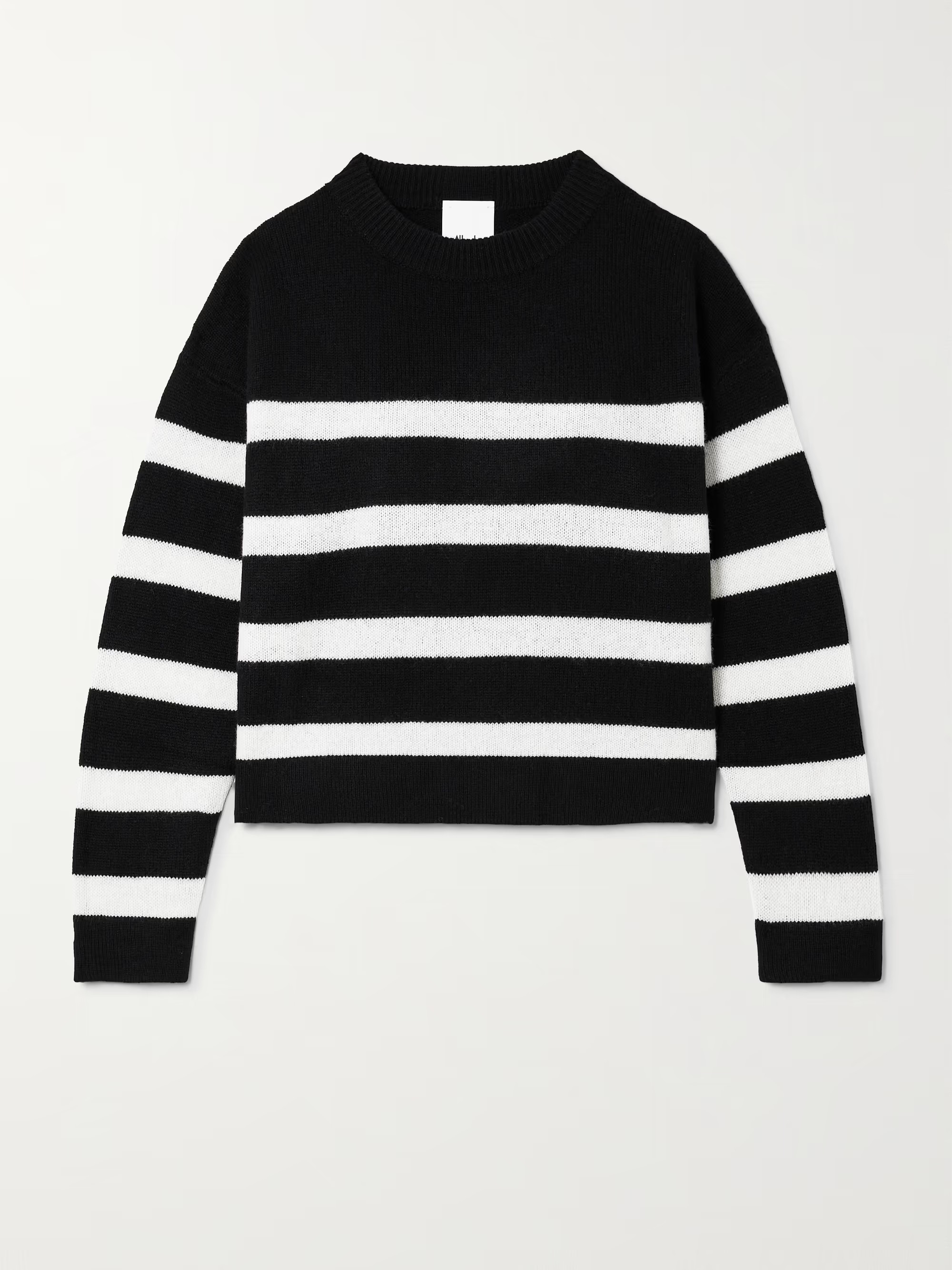 Striped wool and cashmere-blend sweater | NET-A-PORTER (US)
