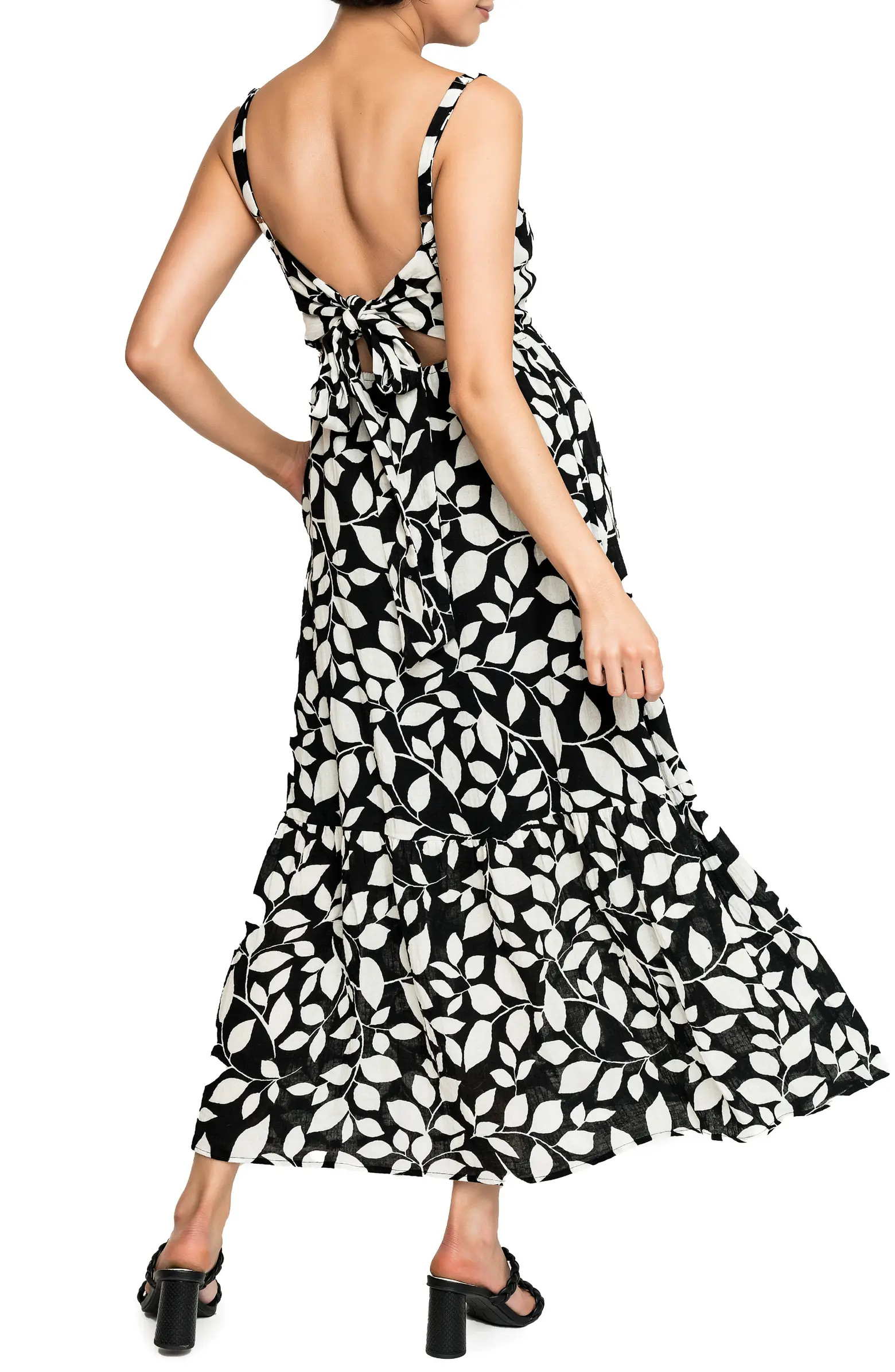 GIBSONLOOK Carmen Tie Back Maxi Sundress | Nordstromrack | Nordstrom Rack