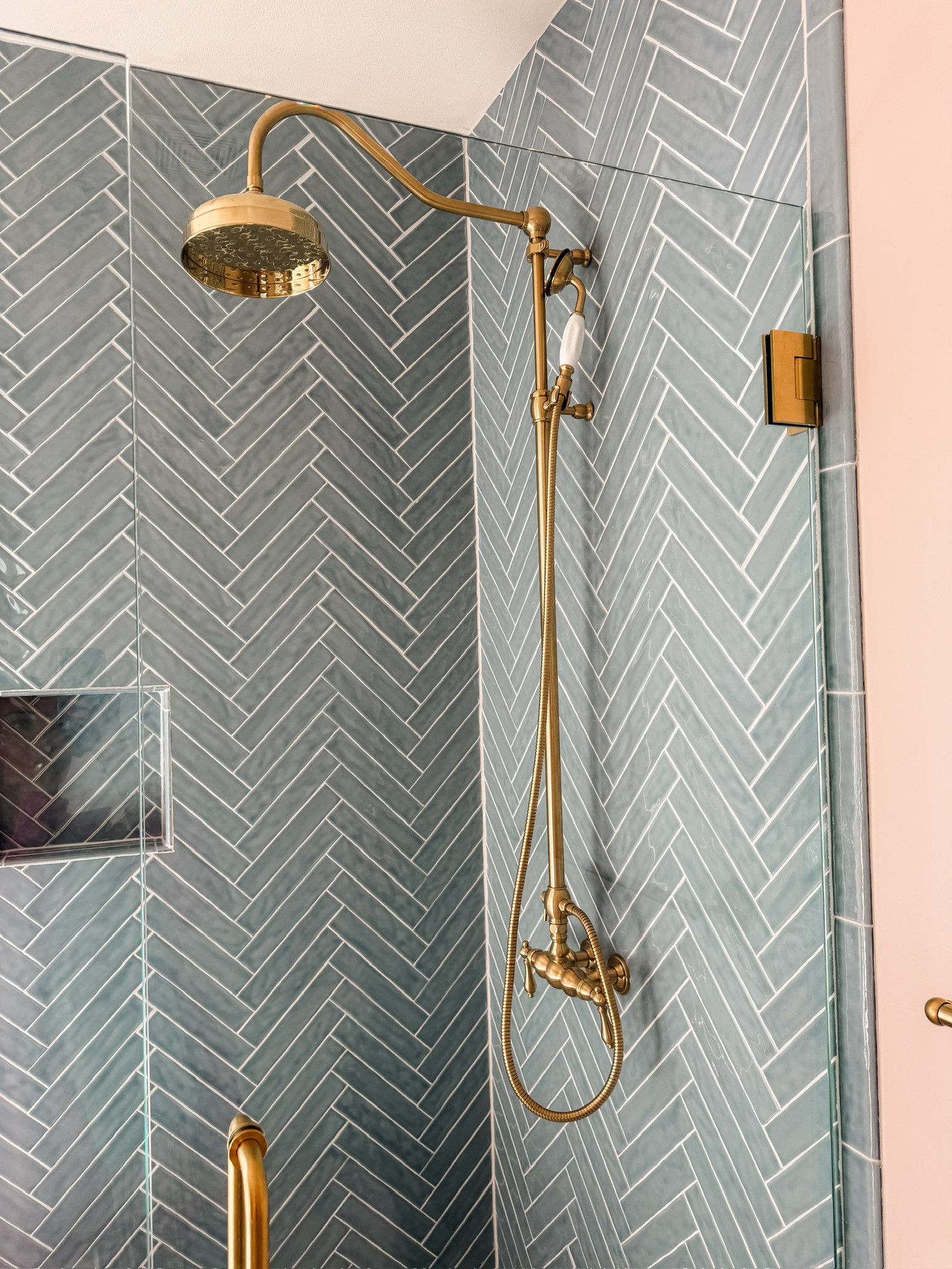 This is another picture of my parent's bathroom at the beac house. Love this tile on the walls! This is the Seaport Topacio Light Blue Polished Ceramic Subway Wall Tile (2x10) from Tile Bar!

Loverly Grey, home decor, home inspo, bathroom inspo, home finds, beach house 

 #LTKHome