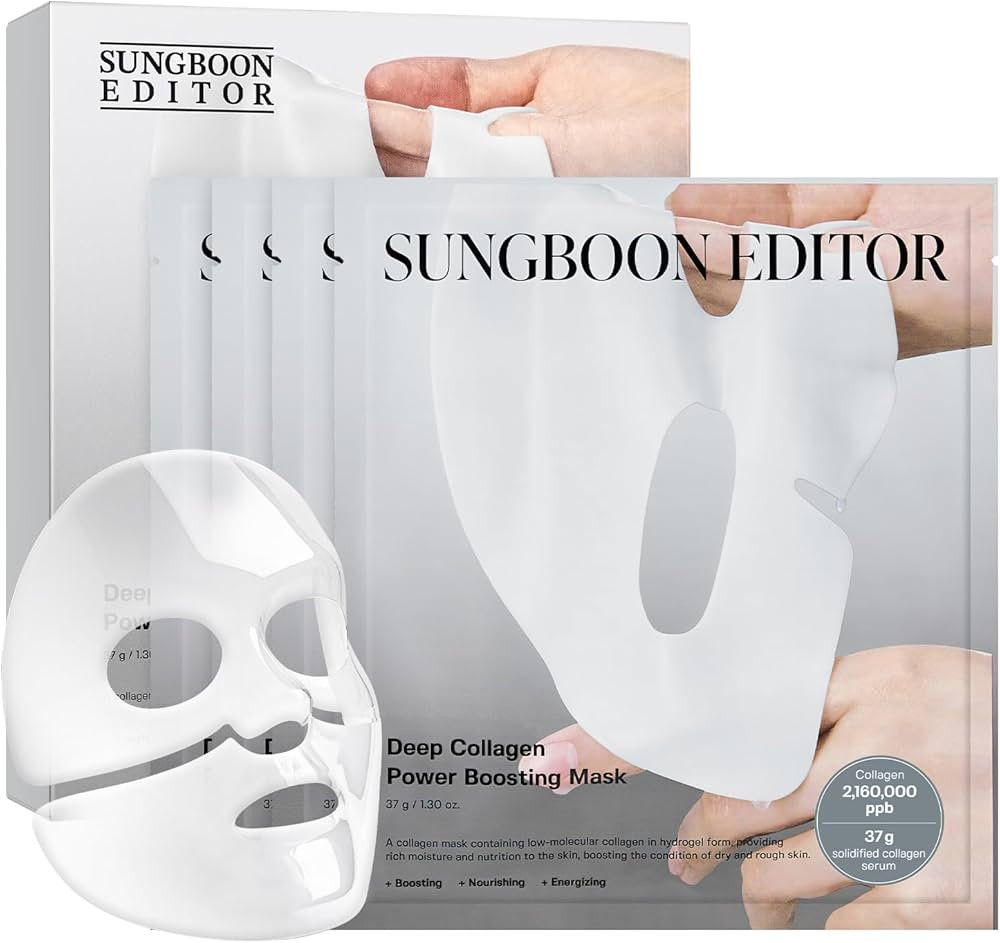 SUNGBOON EDITOR Deep Collagen Overnight Mask Hydrating Mask for Glass Skin, Wrinkle Care, Firming... | Amazon (US)