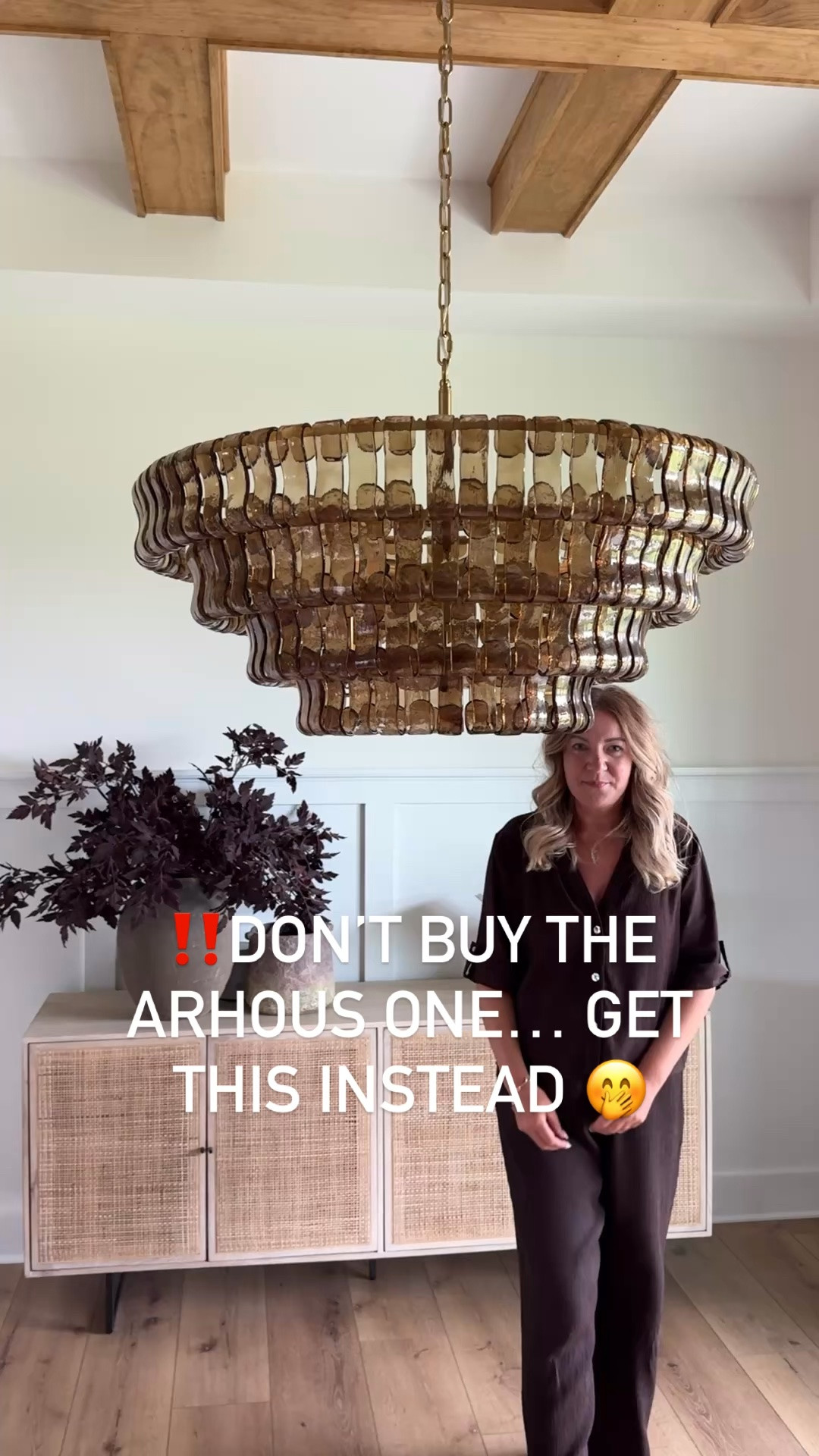 ‼️Don’t buy the Arhaus one… get this instead🤭 Designer chandelier look… Amazon budget.

#LTKSaleAlert #LTKHome #LTKmomlife