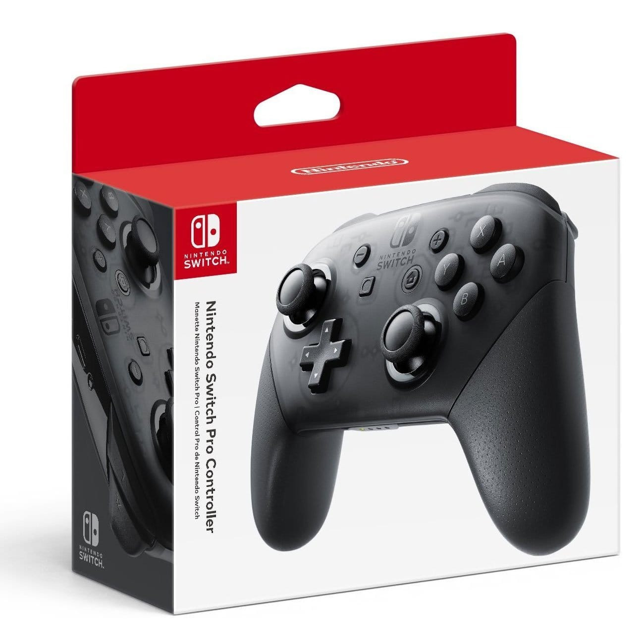 Nintendo - Switch Pro Controller - Import (European Edition) - Black | Best Buy U.S.