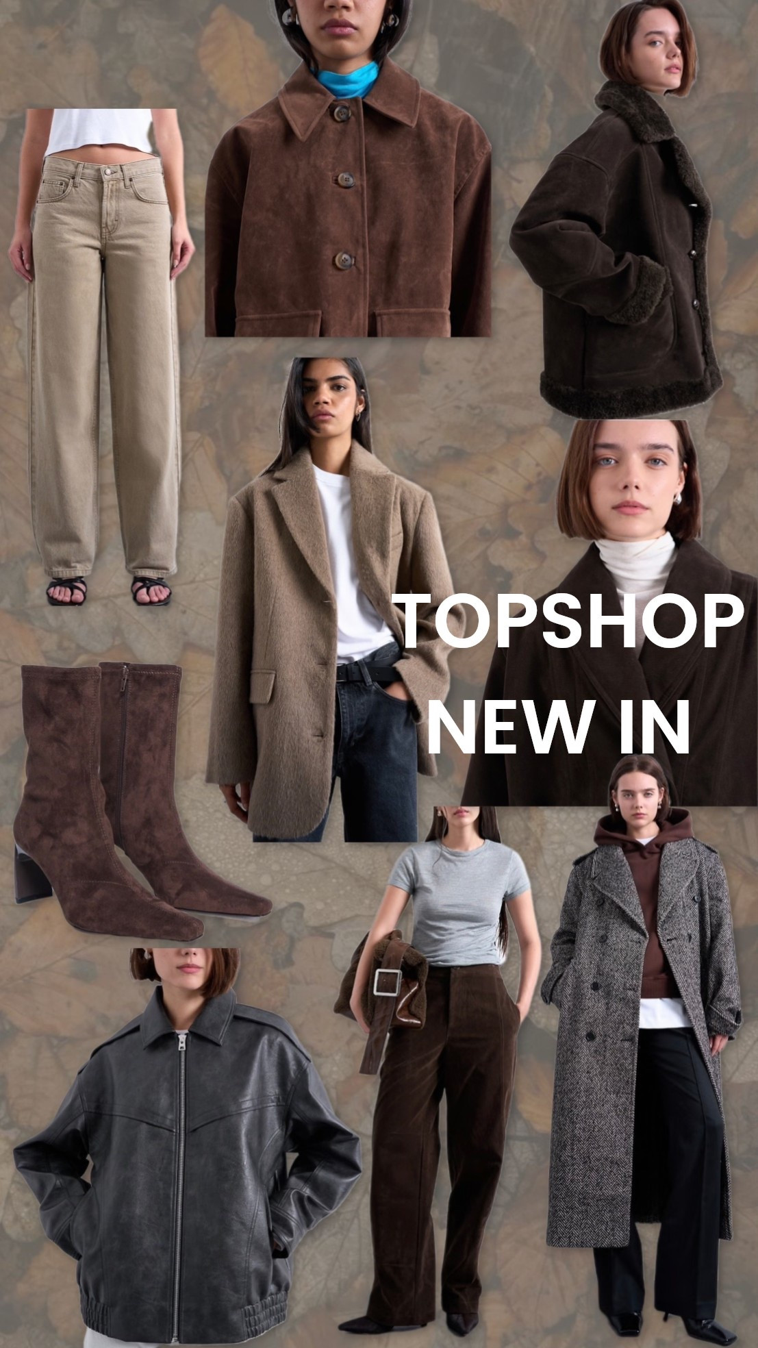 Topshop New In - brown suede jacket - brown suede boots - autumn outfits - brown blazer - leather
Bomber jacket - grey wool coat #topshop

#LTKuk #LTKautumn