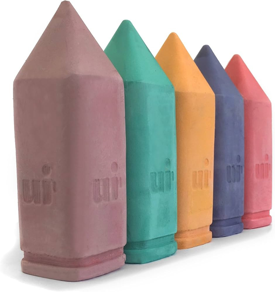 Urban Infant Non-Toxic Sidewalk Chalk for Toddlers 1-3 and Kids - Washable Outdoor Jumbo Chalk - ... | Amazon (US)