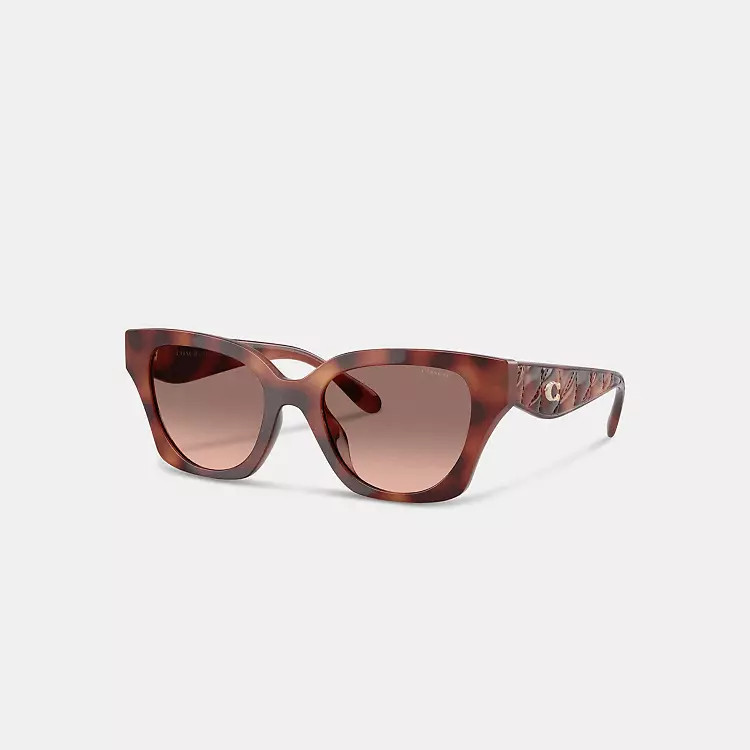 Quilted Square Sunglasses | Coach (US)