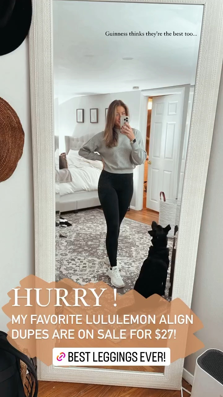 Hands down my favorite dupe leggings ever! I own literally ten pairs and have multiple colors. They are SO good! Right now they’re on sale for $27, normally $34 each. I size down in this brand and get a small in their leggings. For reference, I wear an 8 in jeans and 6 Lululemon’s Align leggings! 


#LTKunder50 #LTKstyletip #LTKsalealert
