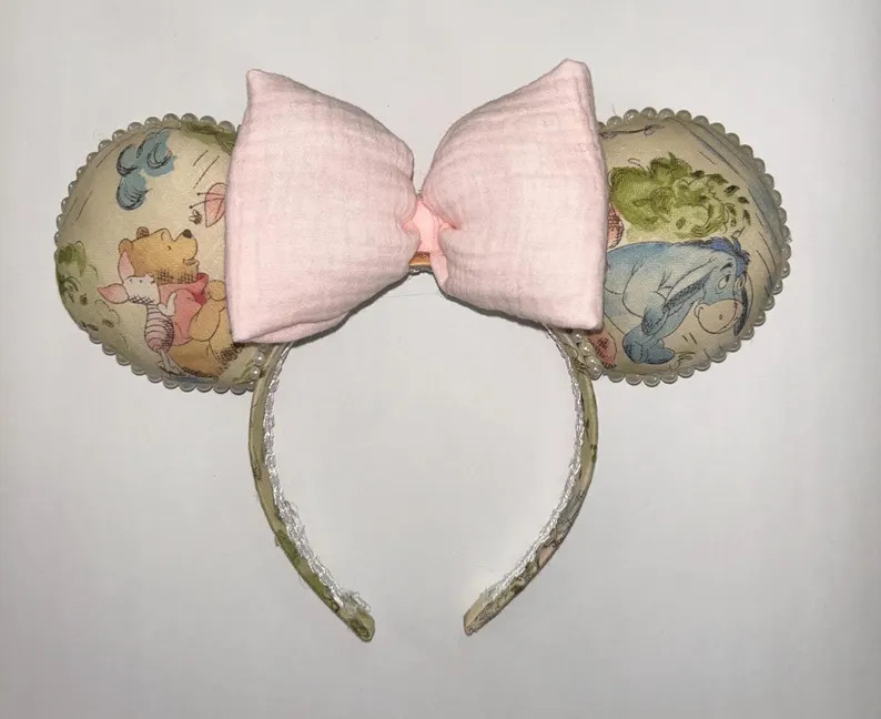 Winnie-the-pooh, Eeyore, Disney Inspired Mickey Ears - Etsy | Etsy (US)