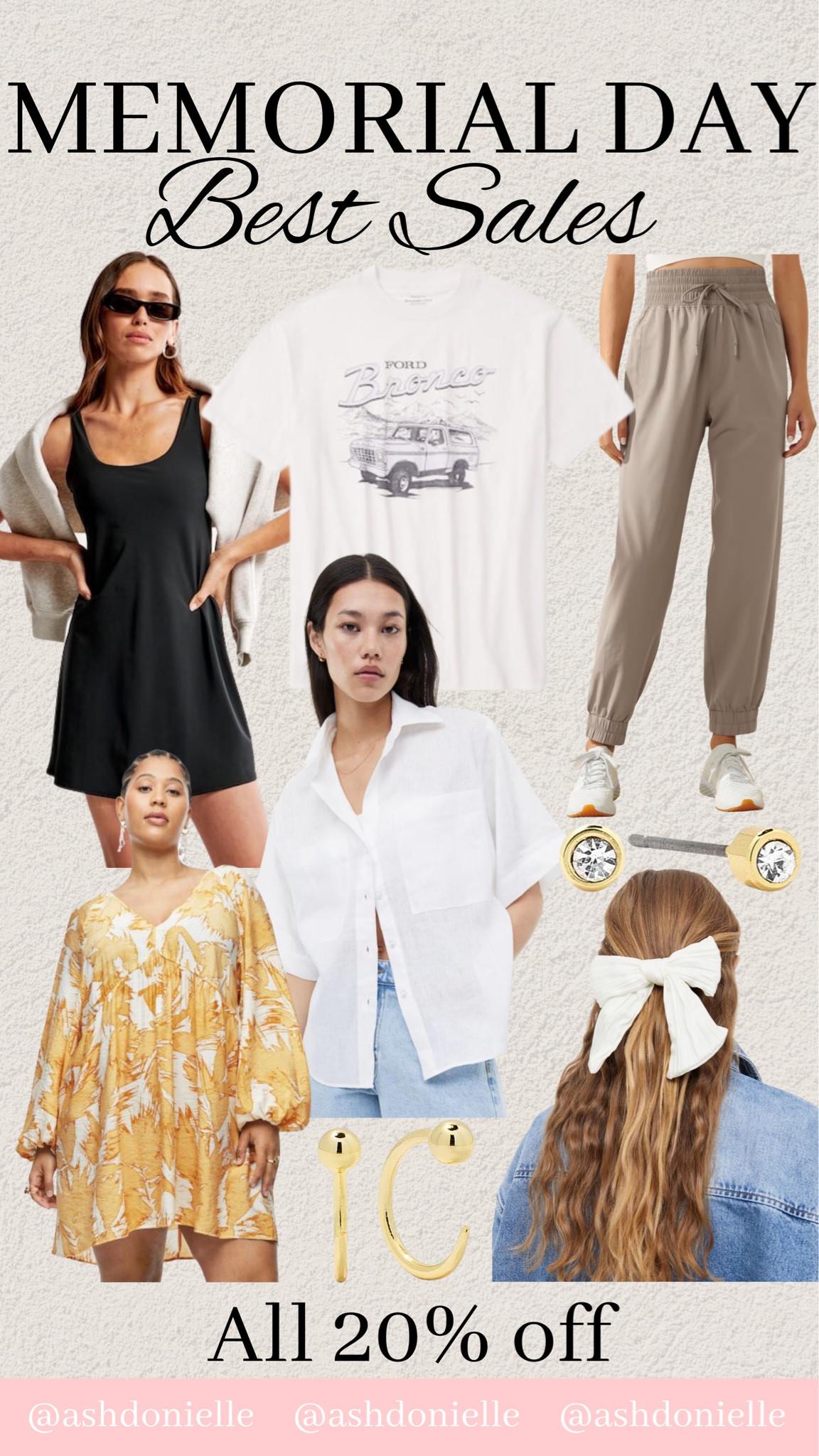 Best Memorial Day sales!

Tennis dress, graphic t-shirt, joggers, hair bow, mini dress, earrings, sale

#LTKstyletip #LTKsalealert #LTKSeasonal