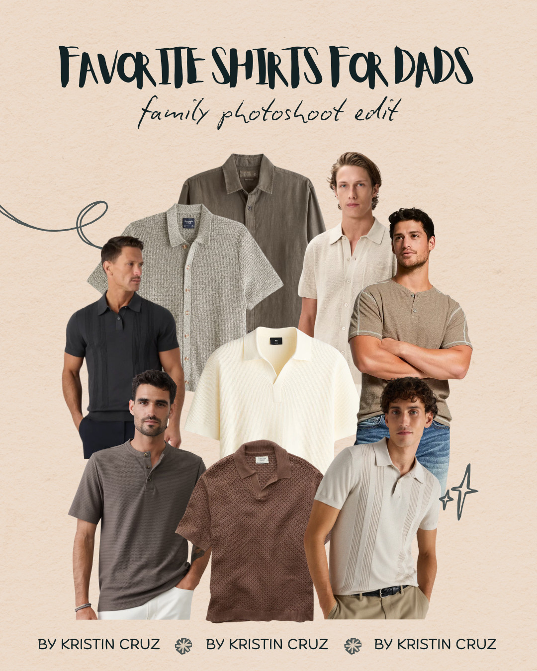 The right shirt makes coordinating family photo outfits so much easier. These neutral polos, linen button-downs, and textured knits are my favorite picks for dad family photo outfits, beach family pictures, fall family photos, and timeless portraits. Easy to pair with mom and the kids for a relaxed, cohesive look that always photographs well!

#LTKSeasonal #LTKHome #LTKMens