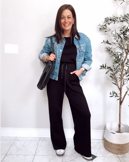 Amazon teacher outfit idea with this cute jumpsuit that runs true to size - I’m wearing a small and I am 5’4”. Jean jacket runs true to size.



#LTKstyletip #LTKfindsunder50 #LTKworkwear
