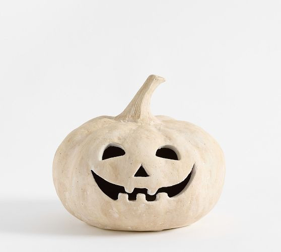 Handmade Terracotta Jack O' Lantern | Pottery Barn (US)