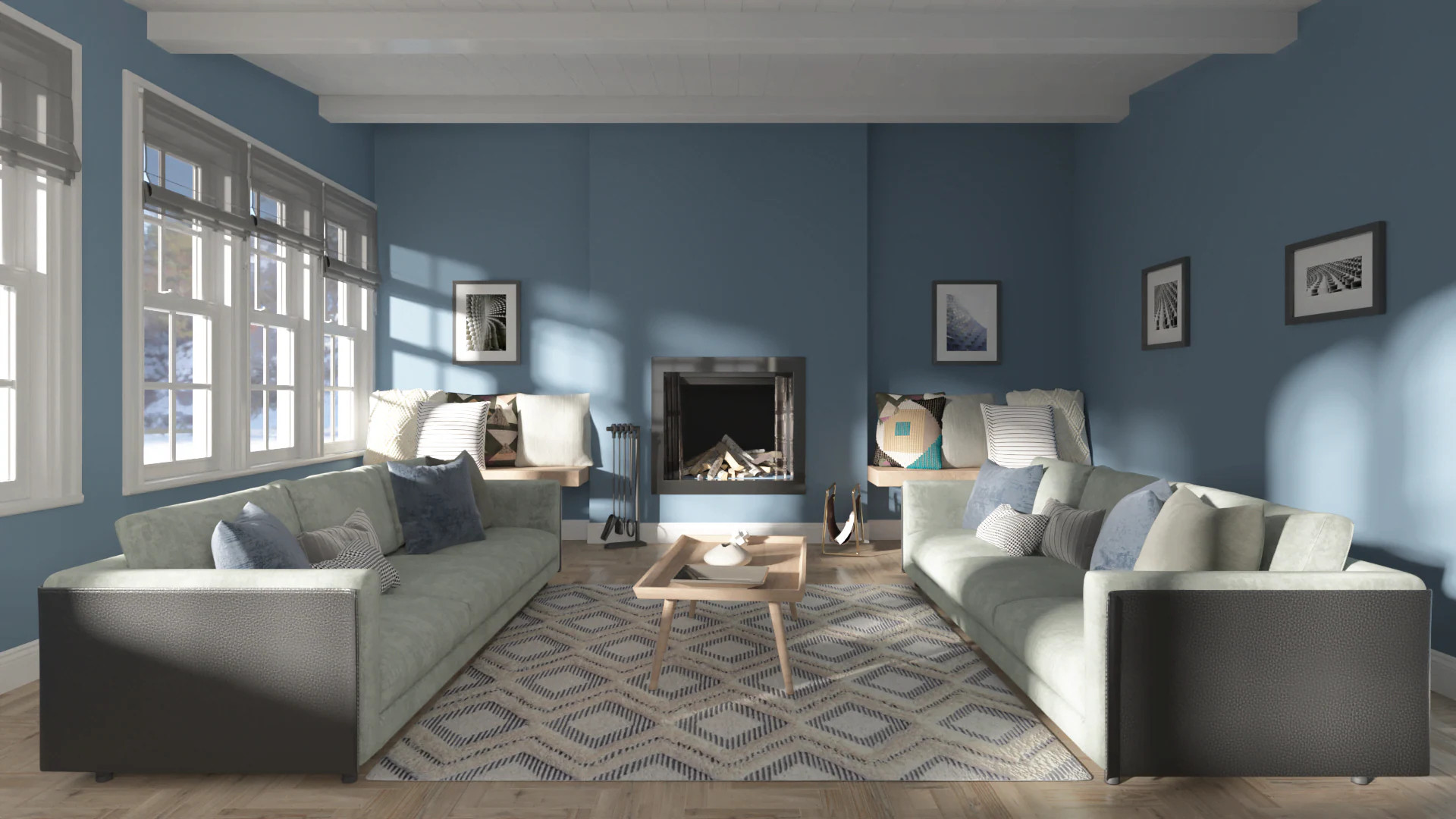 Retro-Colonial Blue Interior & Exterior Paint | Lowe's | Lowe's