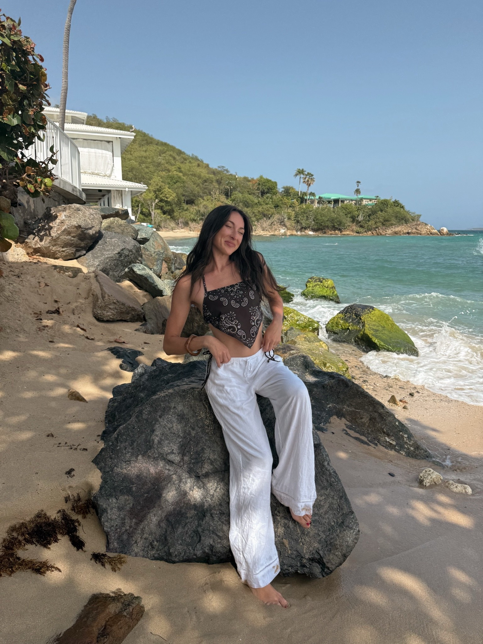 Bandana bikini, target swim, Abercrombie linen pants, beach outfit

#LTKmomlife #LTKTravel #LTKgrwm