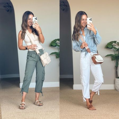 Casual Outfit Idea

I am wearing size XS tank top, army green and white cargo capris - TTS!

Summer outfit  summer fashion  casual outfit idea  cargo capris  everyday outfit  denim shirt  sandals  accessories  EverydayHolly

#LTKOver40 #LTKStyleTip #LTKSeasonal