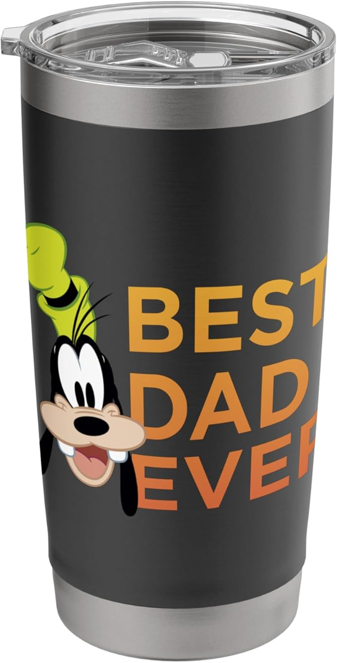 Disney Mickey And Friends Father's Day Goofy Best Dad Ever Stainless Steel Insulated Tumbler | Amazon (US)