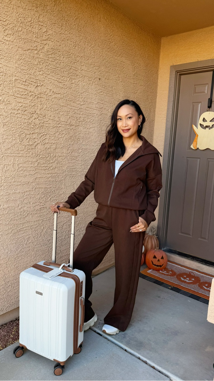 Travel days made easy ✈️ Wearing my @qinsen_official lounge set — comfy, flattering, and airport-approved! I got so many compliments while traveling 🖤 The fit is just right and perfect for long flights or exploring new cities in style.

Comment “✈️” to get a direct link to your DM. 

#Qinsen #TravelOutfit #AirportStyle #ComfyAndCute #OOTD #TravelFit