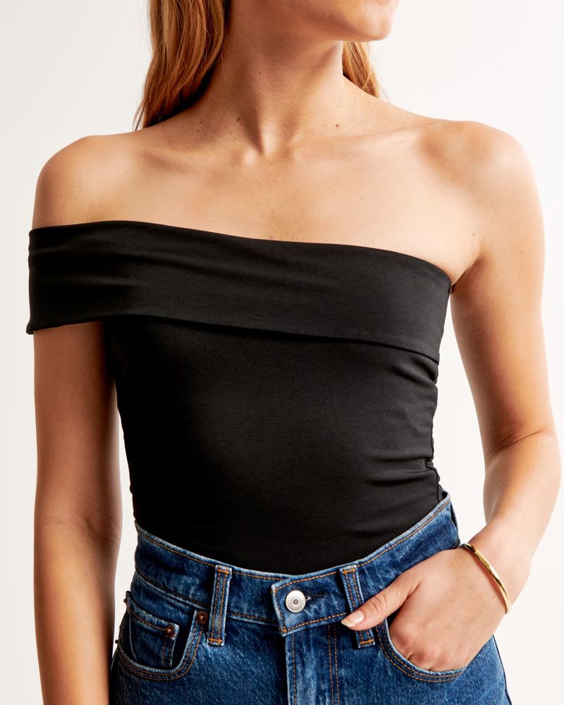 Asymmetrical Cotton-Modal Top curated on LTK