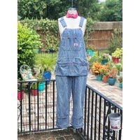 Vintage Tool Pouch Overalls/42'x27'/Railroad Stripe Overalls/Round House Overalls/Double Knee Overal | Etsy (US)