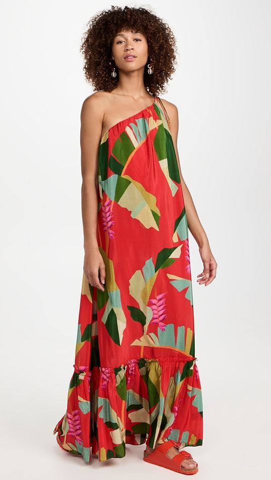 Heliconia Red Maxi Dress | Shopbop