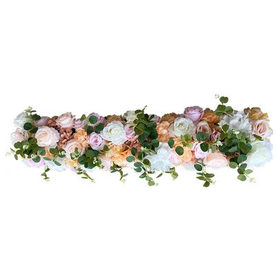 3.3ft Artificial Rose Garland Silk Flowers Vines Wedding Arch Party DIY Decor | Wayfair North America