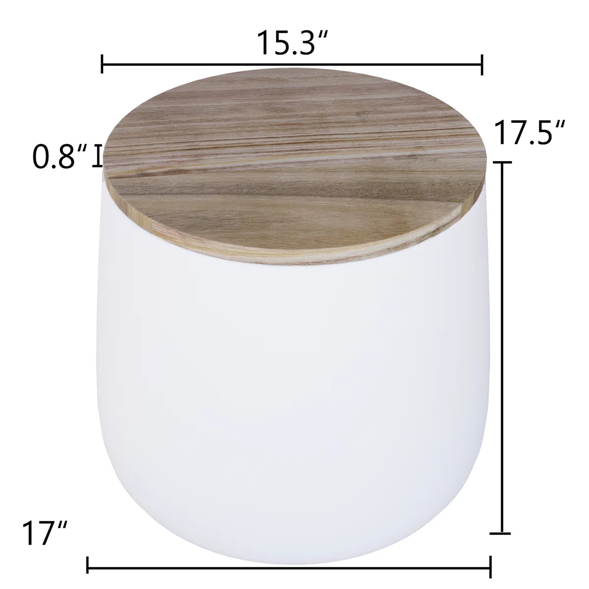 Outdoor Side Table With Storage (Set of 2) | Wayfair North America