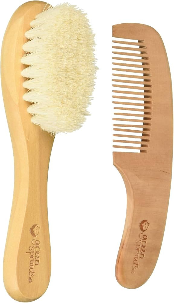 green sprouts I Play, Baby Brush and Comb Set | Amazon (US)
