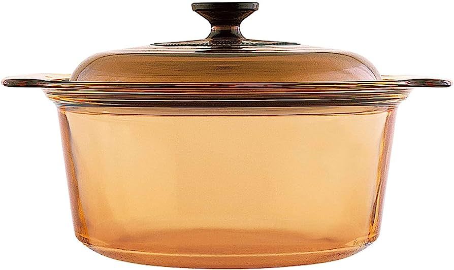 Visions 5L Round Dutch Oven With Glass Lid/Cover | Amazon (US)