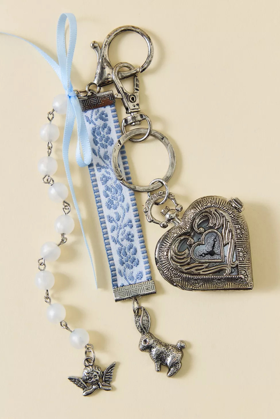Lacey Watch Locket Keychain | Urban Outfitters (US and RoW)