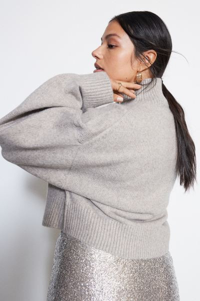 Oversized Mock-turtleneck Sweater | H&M (US + CA)