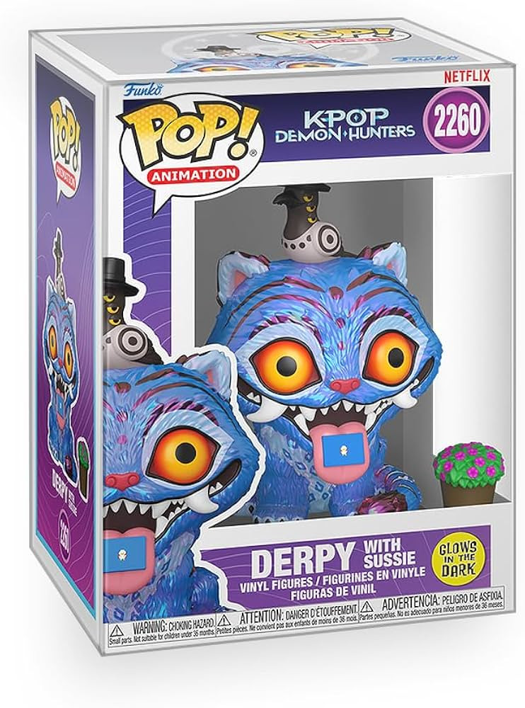 Funko Pop! Animation: Kpop Demon Hunters - Derpy with Sussie (Glows in The Dark) Vinyl Figure Col... | Amazon (US)