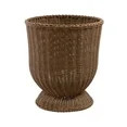 My Texas House 16 inch Brown Woven Resin Urn Planter | Walmart (US)