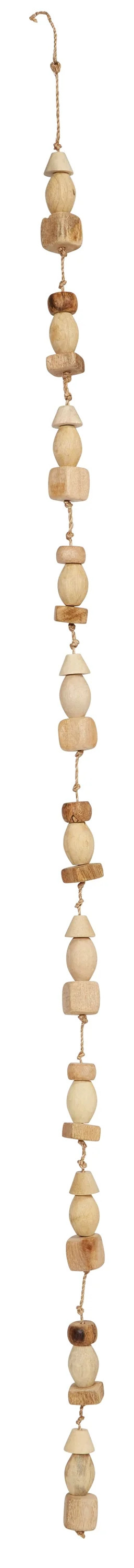 Creative Co-Op 72"L Mango Wood Bead Garland | Walmart (US)