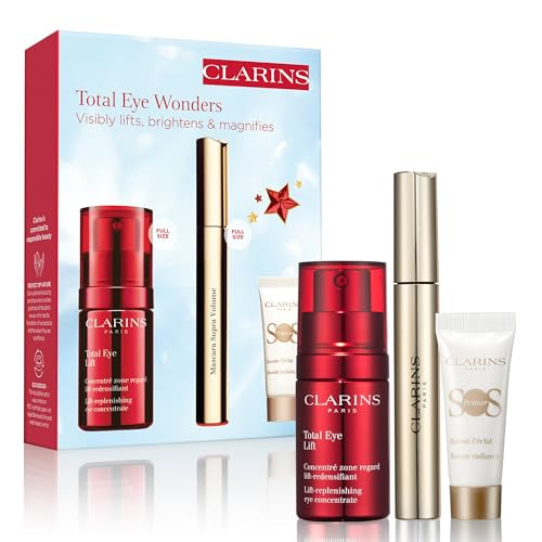 Clarins Total Eye Lift Set | 3-Piece Skincare Gift Set | Limited Edition | $135 Value | Amazon (US)