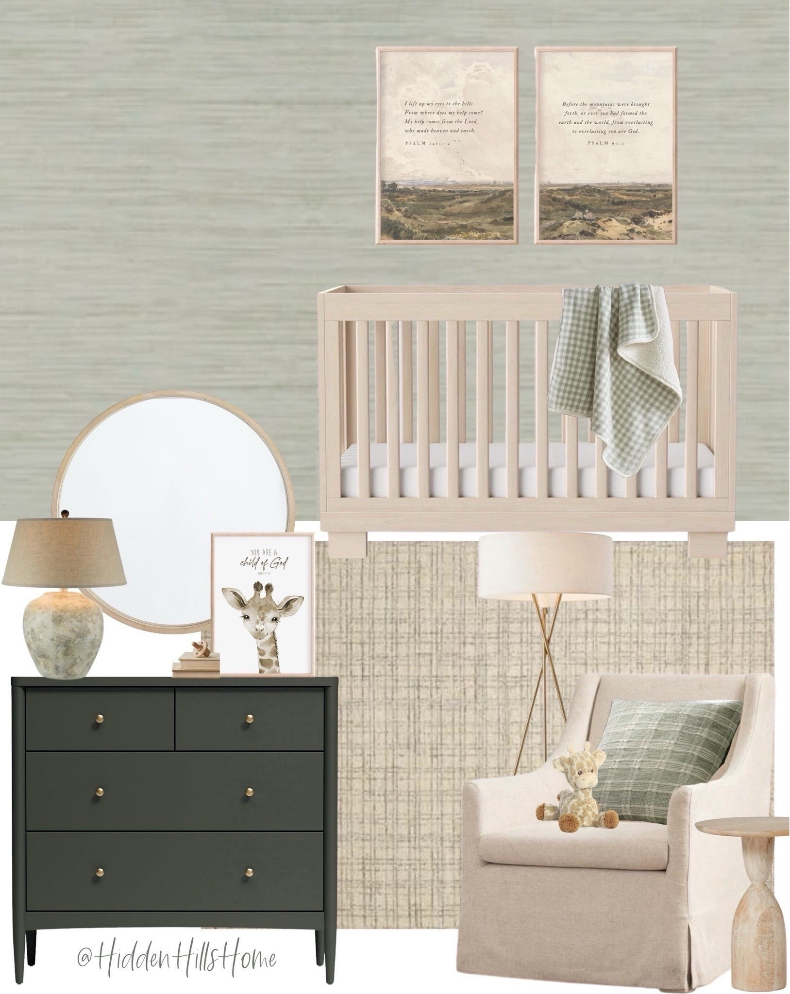 Baby room mood board, baby nursery inspo, wallpaper for baby nursery, baby boys nursery mood board #baby #nursery