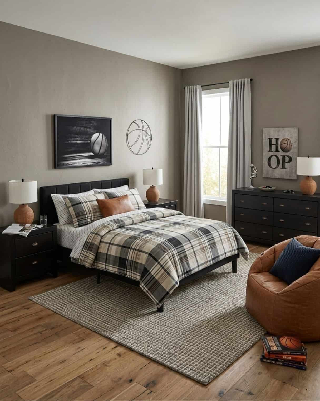 Modern Plaid Basketball Bedroom Design

*Note: This is a digital room mockup showcasing product styling ideas from my room design mood board.

#LTKHome