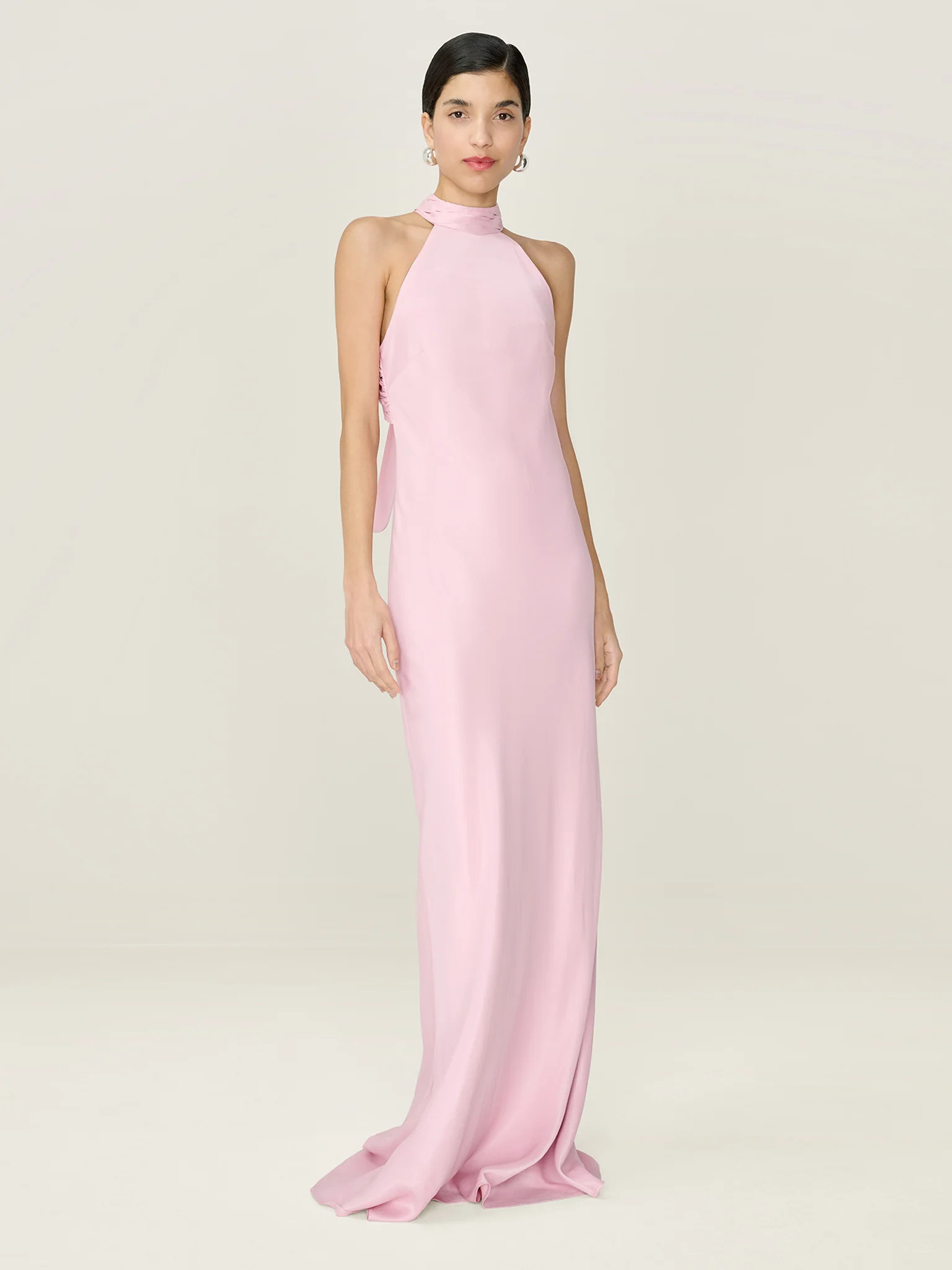 Milos Dress in Bleached Mauve | OMNES UK