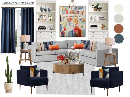 Inject a burst of life into your space with this vibrant, pop of color decor! Bold hues, lively patterns, and a touch of whimsy create a playful atmosphere that's sure to energize any room. #ColorfulDecor #PopOfColor #VibrantHome #LivelySpaces

#LTKsalealert #LTKstyletip #LTKhome