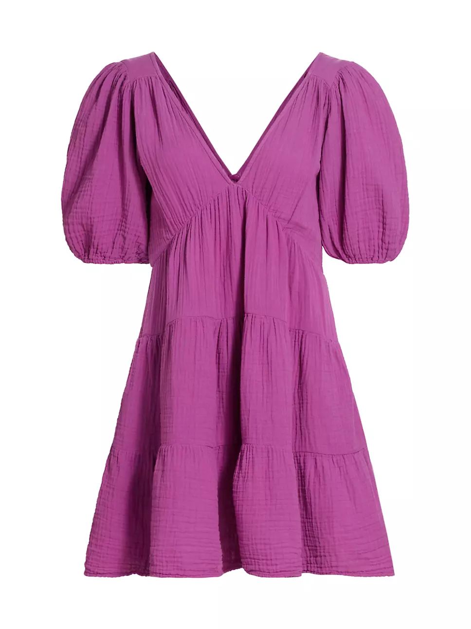 Xirena Nissa Puff-Sleeve Minidress | Saks Fifth Avenue