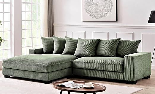 Luxe Oversized Two-Piece Left Facing Sectional Couches for Living Room, 102.4-Inch L Shaped Sofa ... | Amazon (US)