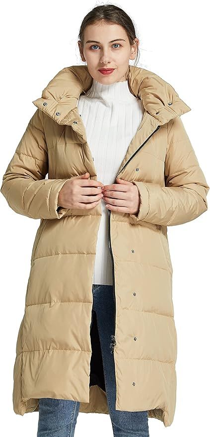 Orolay Women's Hooded Down Jacket Long Winter Coat | Amazon (US)