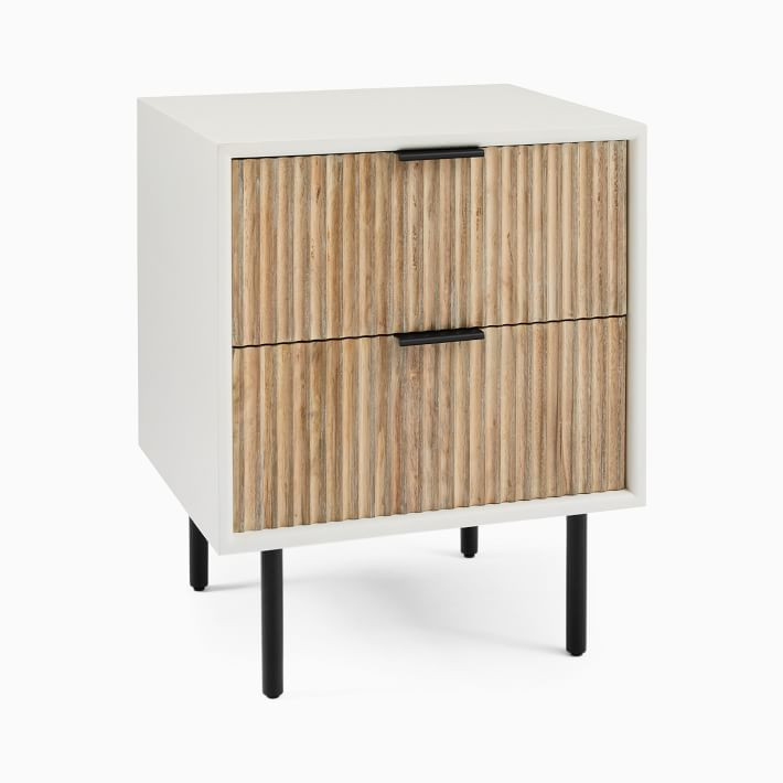Quinn Closed 2-Drawer Nightstand (21”) | West Elm (US)