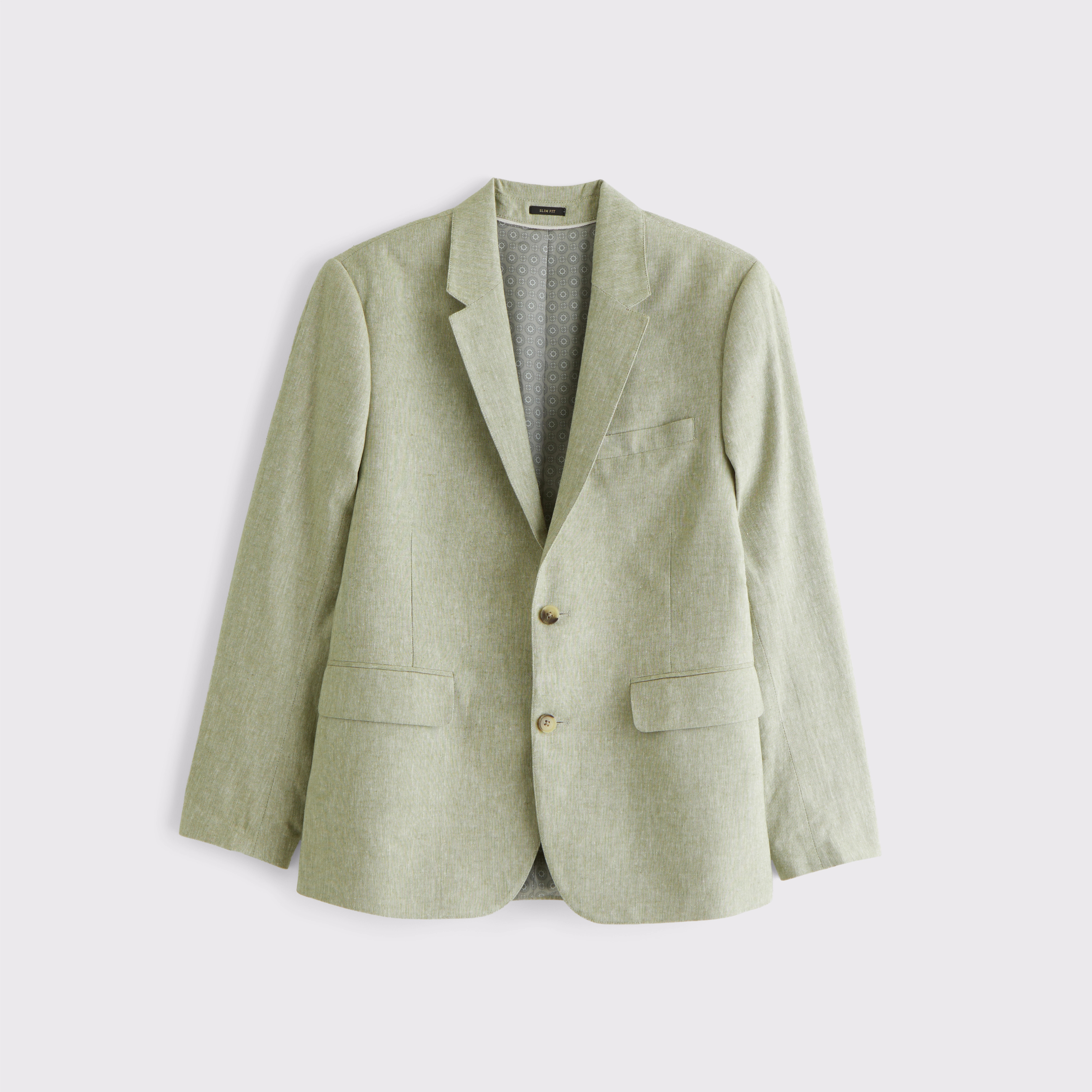 The A&F Collins Slim Linen-Blend Blazer | Abercrombie & Fitch (US)