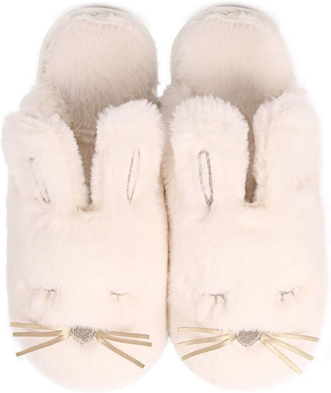 Caramella Bubble Bunny Slippers for Women Fuzzy Animal Memory Foam Indoor House Slippers Thanksgi... | Amazon (US)