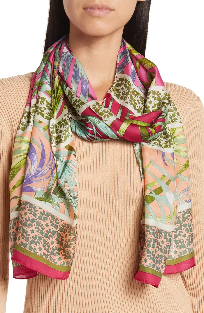 Vince Camuto Washy Palms Oblong Scarf | Nordstromrack | Nordstrom Rack