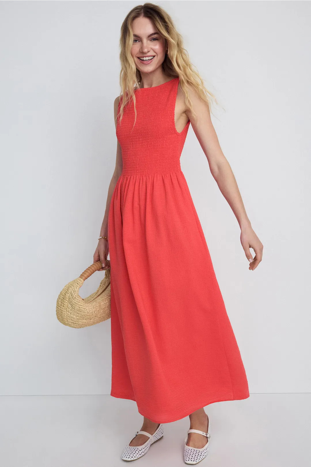 Hill House Home Red Cosima Nap Dress | Rent the Runway