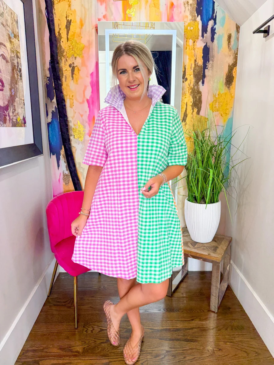 Olivia Mini Dress - Gingham | Southern Roots