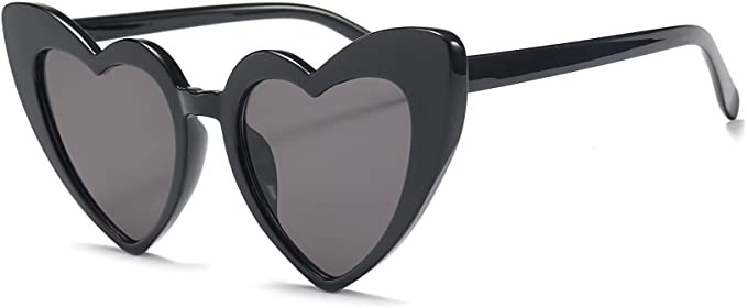 FEISEDY Vintage Heart Shaped Sunglasses Women Stylish Love Eyeglasses B2421 | Amazon (US)